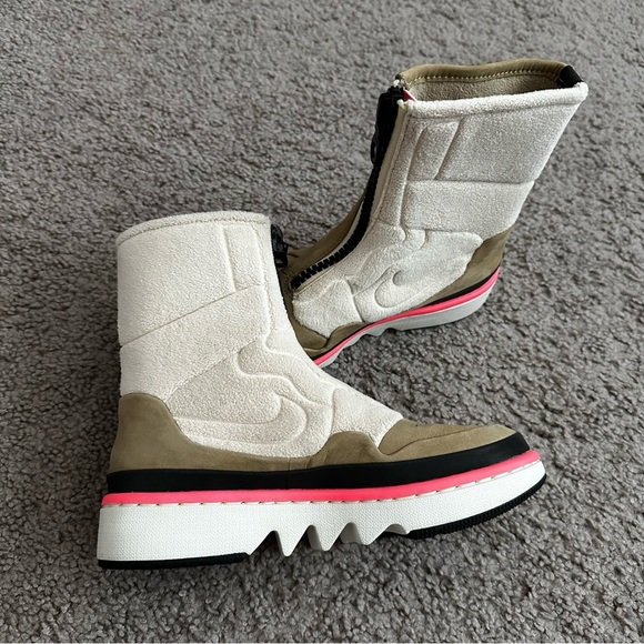 Nike Air Jordan 1 Jester XX Utility Pack Tan Beige Boot Womens 5 - Picture 11 of 12